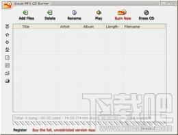 Visual MP3 CD Burner,Visual MP3 CD Burner下载,cd刻录软件